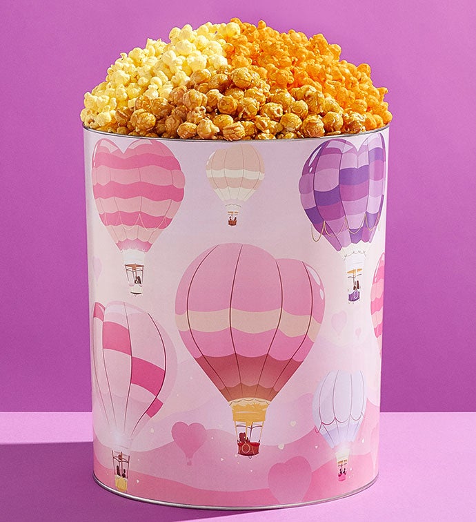 Love Lifts Us Up 6 1/2 Gallon 3 Flavor Popcorn Tin